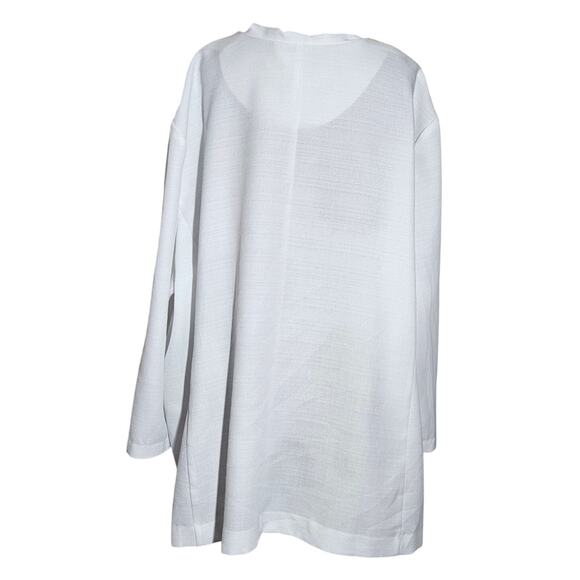 White Button Front Blouse Size 30 - Picture 2 of 4